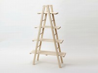トライアングルシェルフ（無塗装）